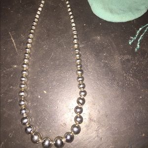 Tiffany and Co. Graduated Bead Necklace.